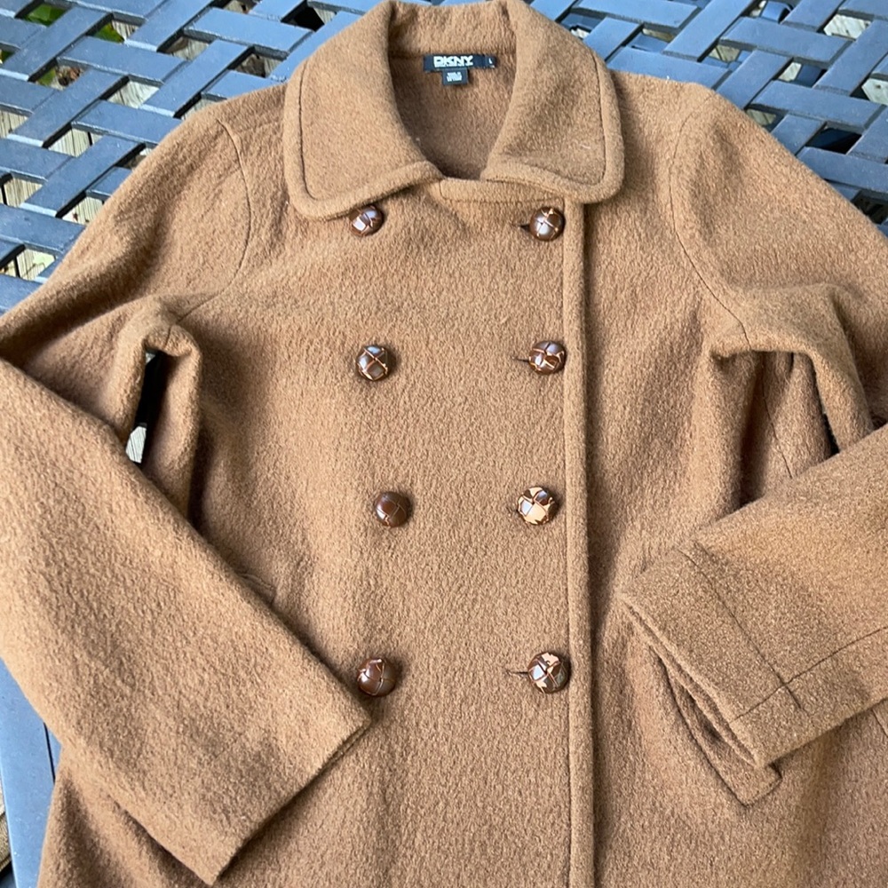 DKNY wool pea coat